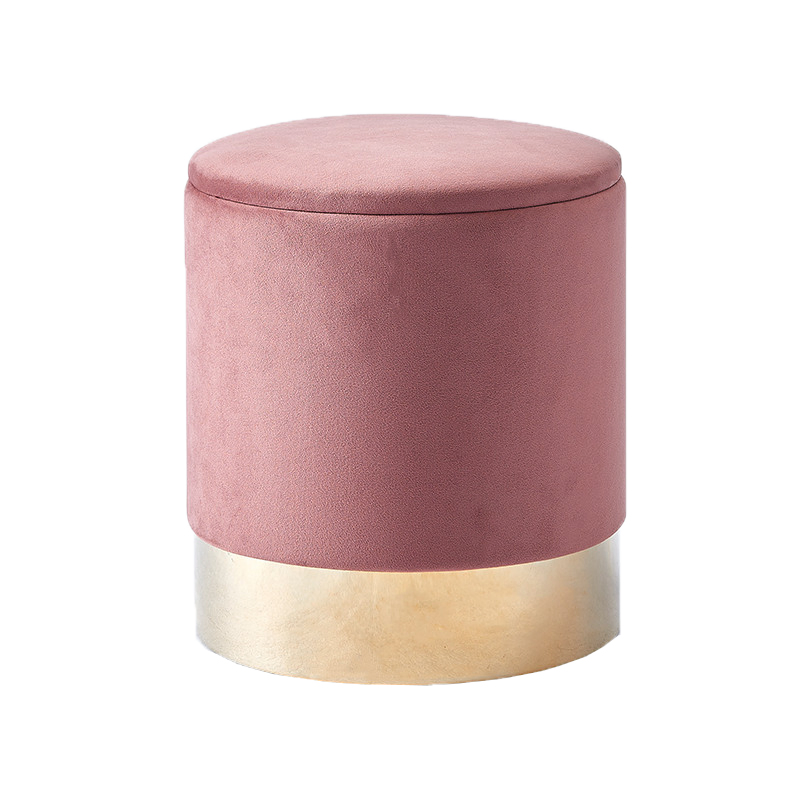 16 Inch Pouf Velvet Pouf Living Room Ottomans Door Entrance Seating