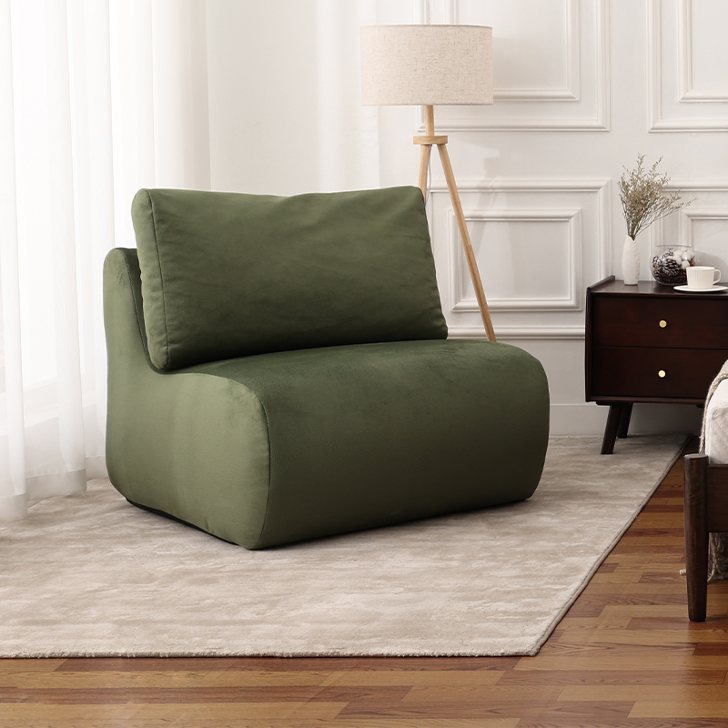 Memory Foam Lazy Sofa Single Home Lounge Set for Bedroom &amp; Living Room