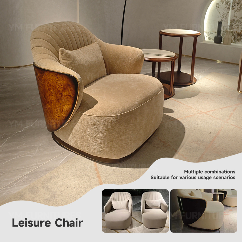 Salon Reception Sofa Lounge Accent Furniture Living Room Armchair Fabric Leisure Chair