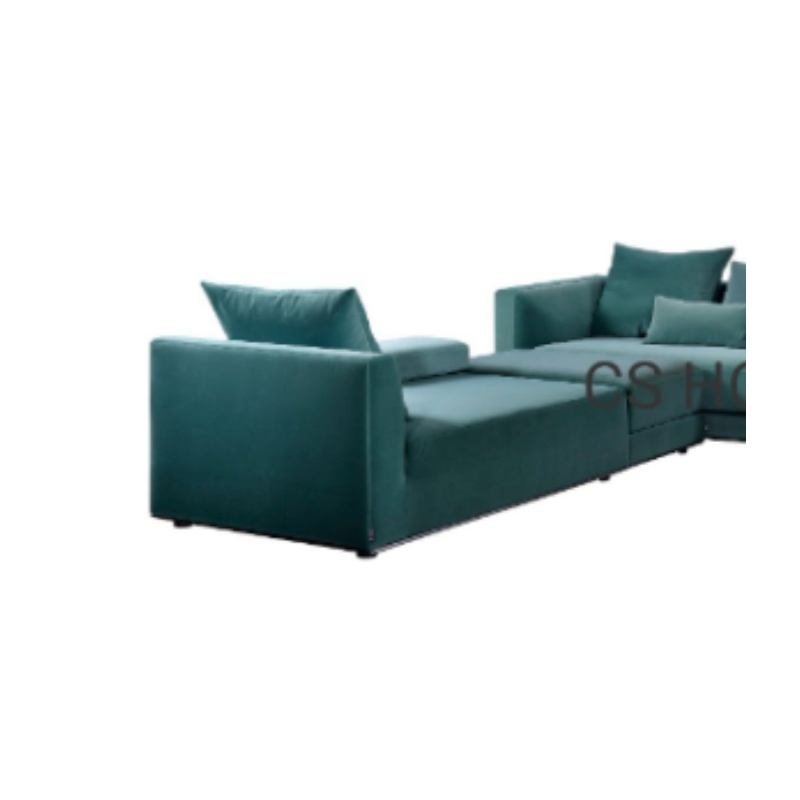 Morden Livingroom Indoor Fabric Furniture Sofa Ottomen