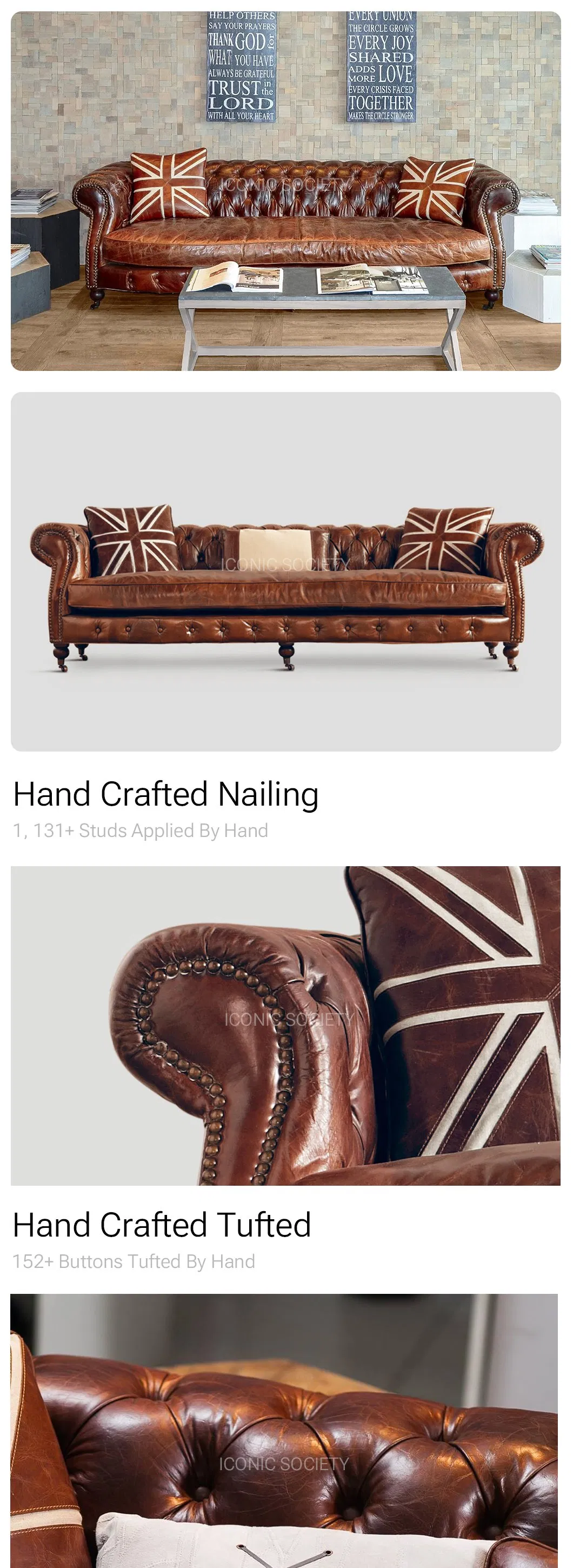 Chesterfield Sofa View 1