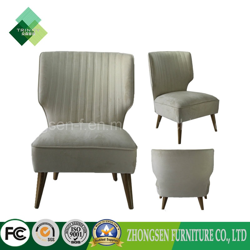 Southeast Asia Style Fabric Wingback Chair for Living Room (ZSC-54)