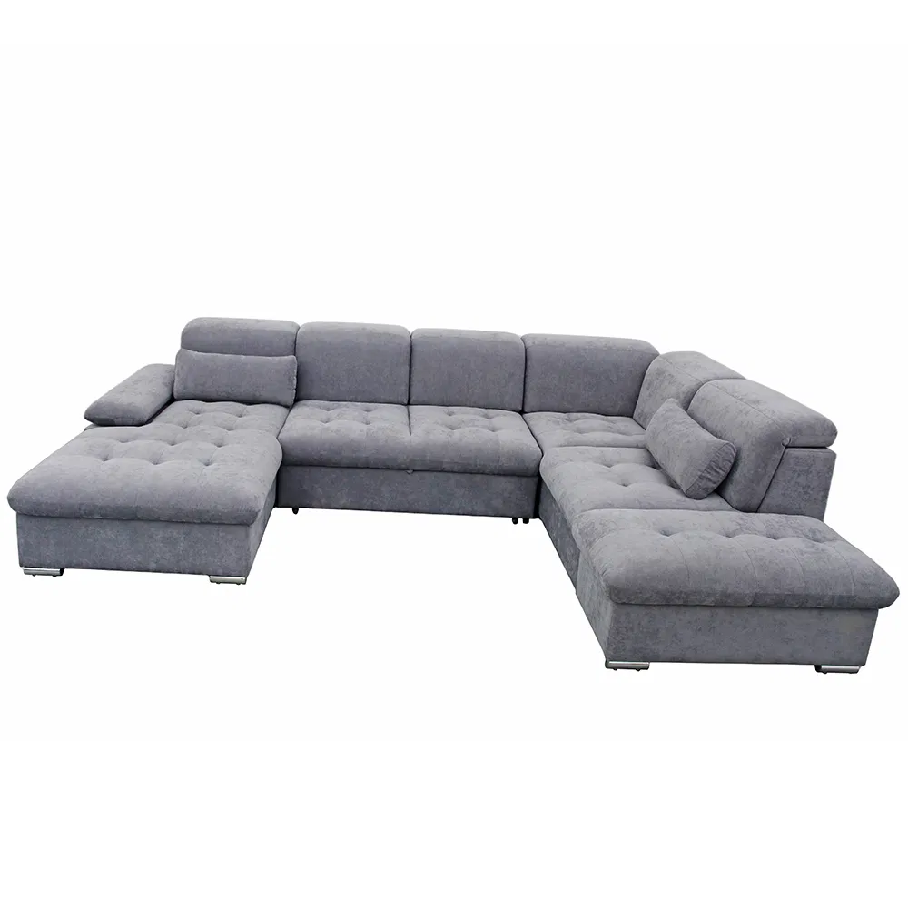 Large Fashionable U Shaped Furniture Living Room Sofa Pull out Sleeping Sofa Bed