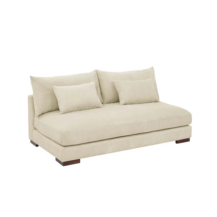 Home Living Room 2 Seater Double-Sofa Wholesale Furniture Fabric Loveseat