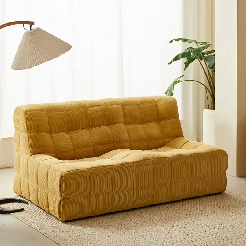 Low Freight Cost Box Packed Compressible Sponge Loveseat