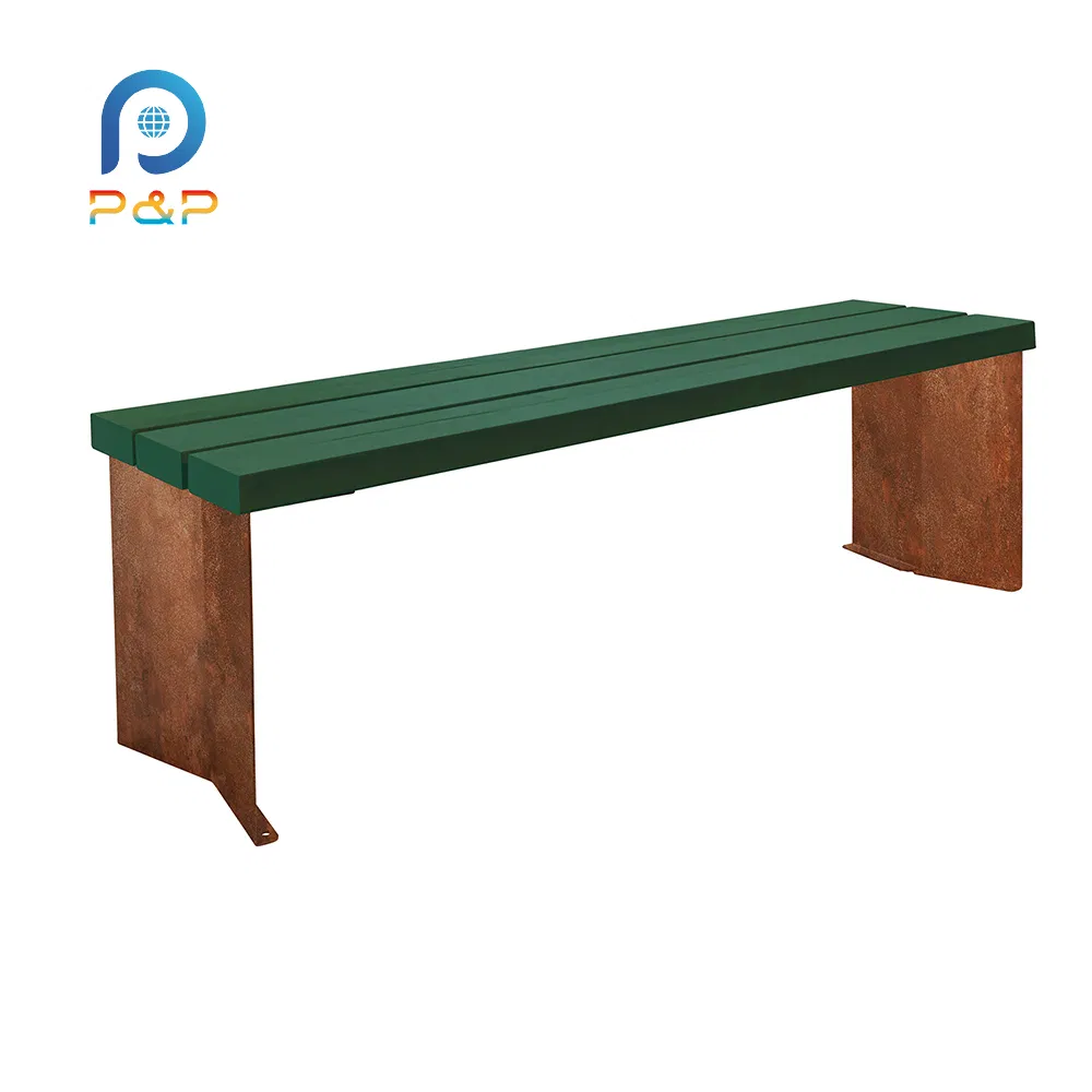 Modern Design Leisure Bench for Outdoor Dining Spaces and Family Dinners