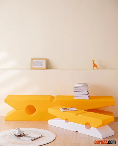 Public Area PE Long Clip Bench