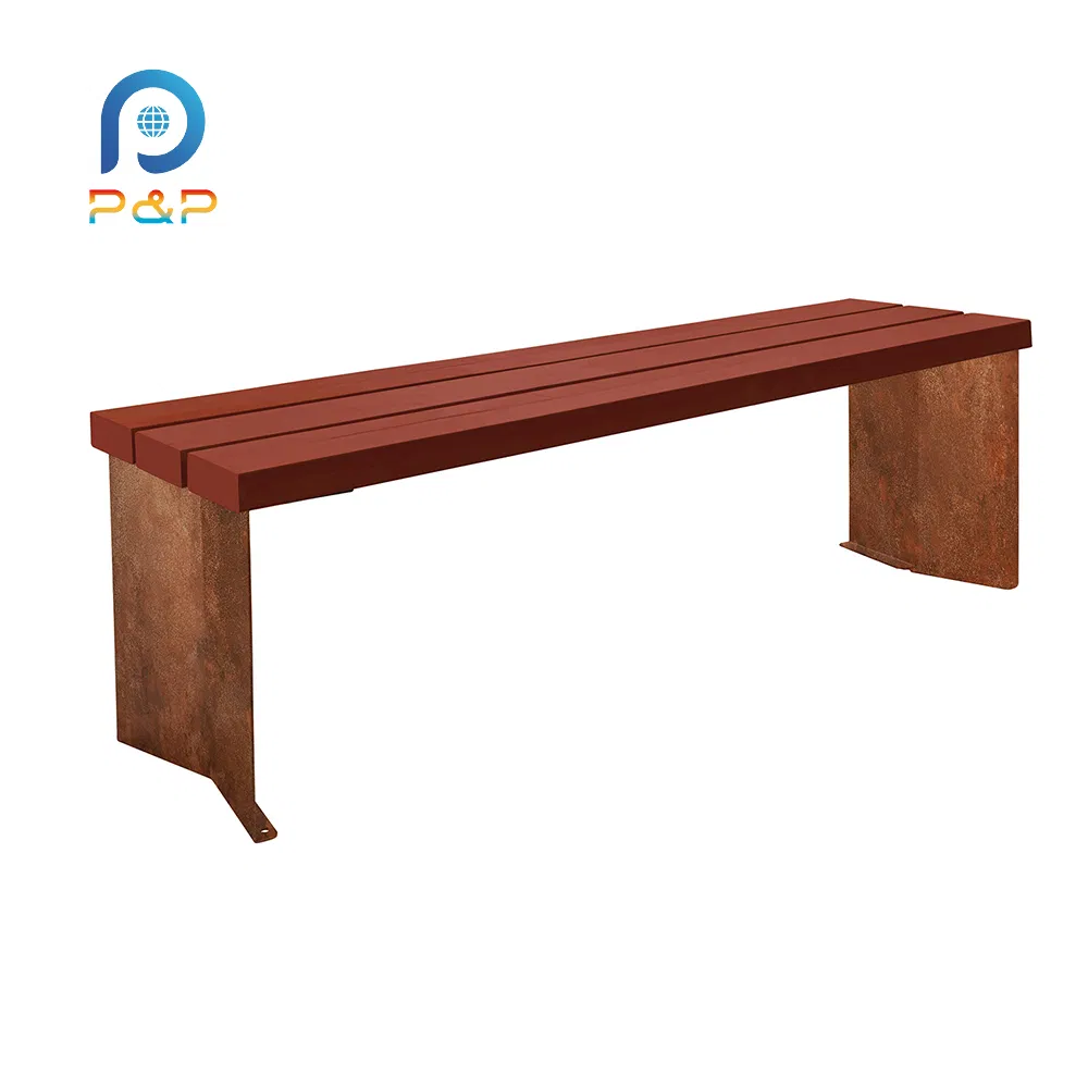 Modern Design Leisure Bench for Outdoor Dining Spaces and Family Dinners