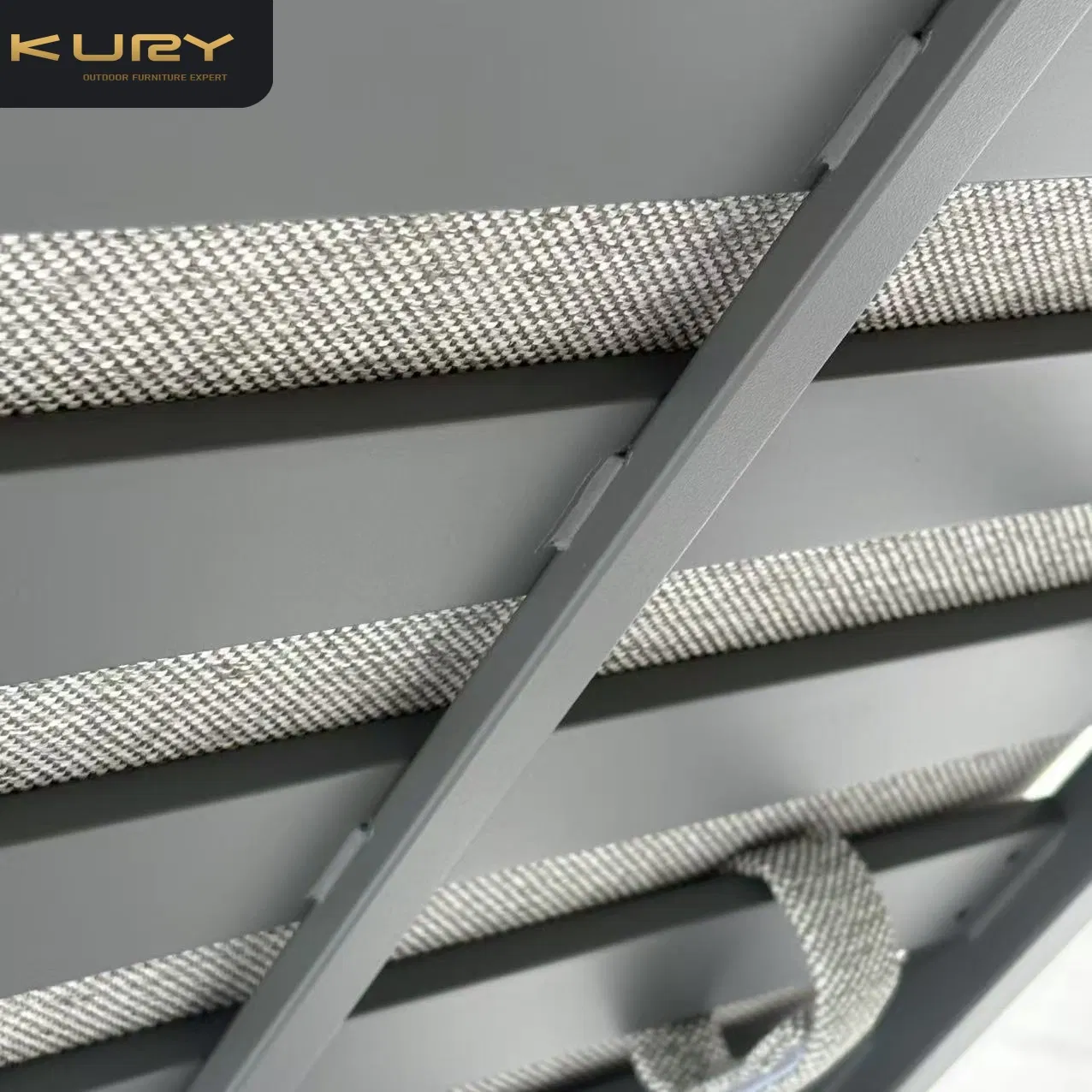 Chaise longue en aluminium de gros, chaise longue de piscine de qualité commerciale, mobilier d'extérieur