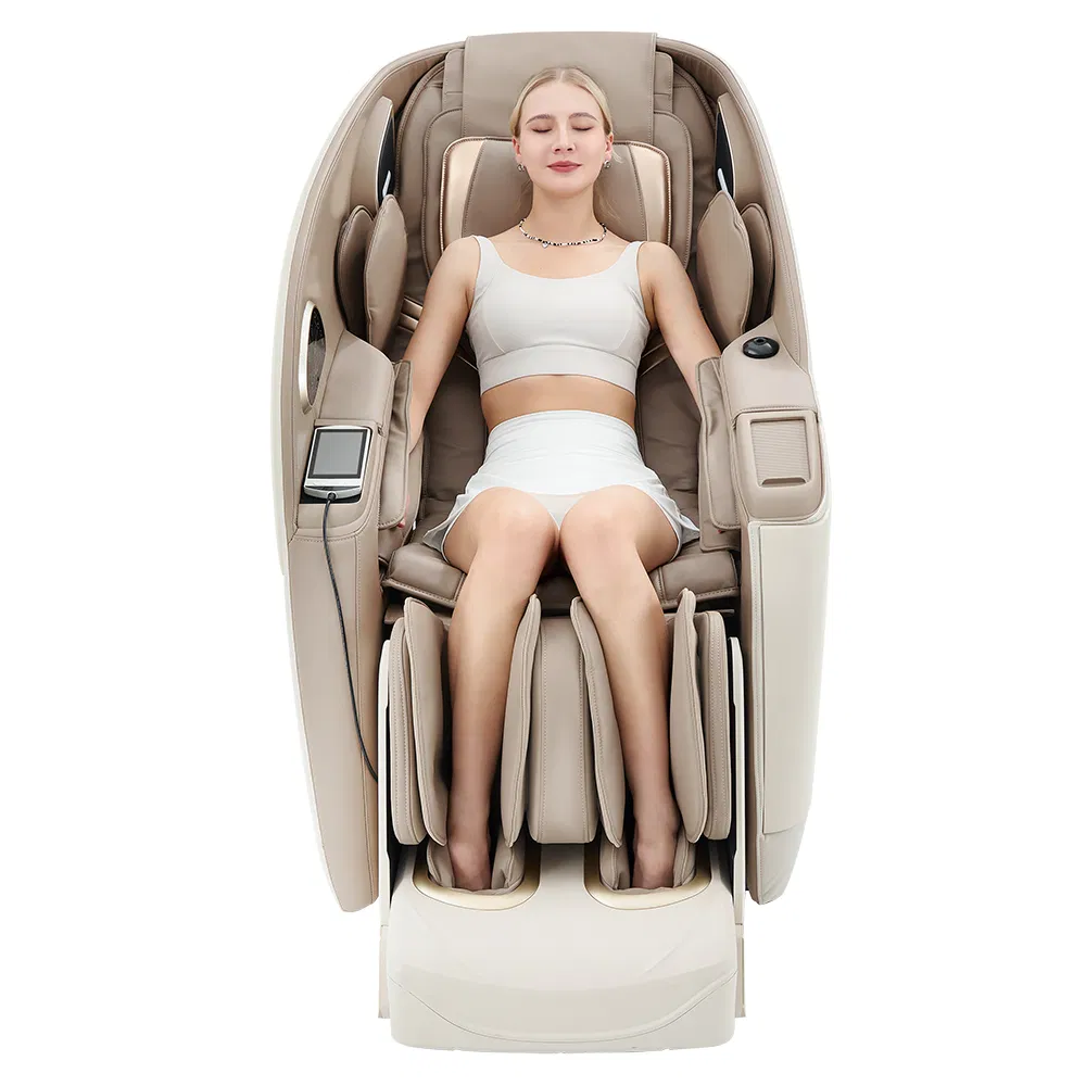 Electric 3D Full Body Airbags Flexible SL Track Office Massage Chair Zero Gravity