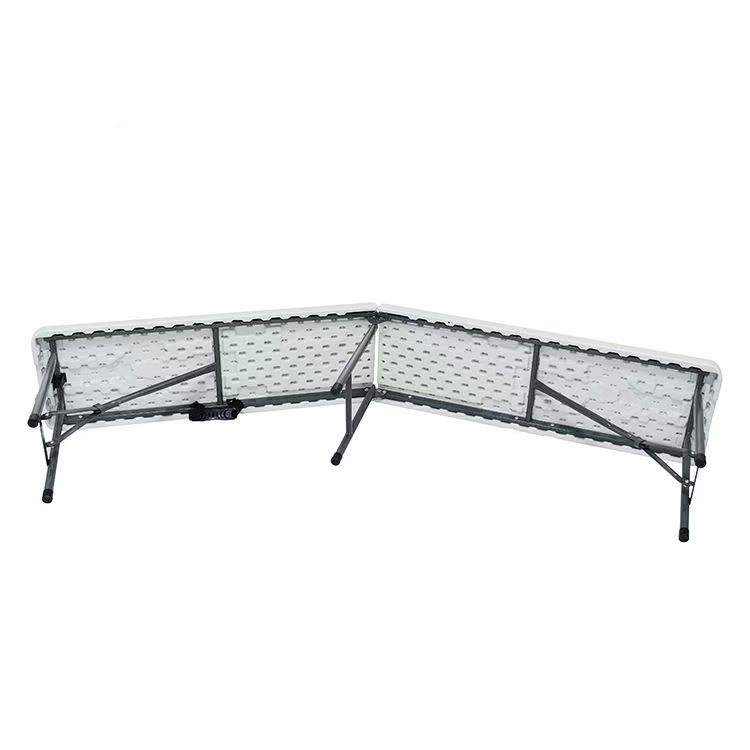 Commerical Hot Selling Lightweight Furniture Outdoor Hollow HDPE 185cm Folding Leisure Stool Bench