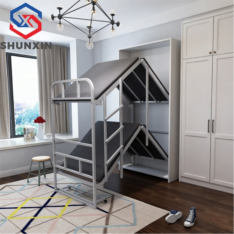 Smart Sofa Double Wall Portable Folding King Size Murphy Bunk Frame Bed