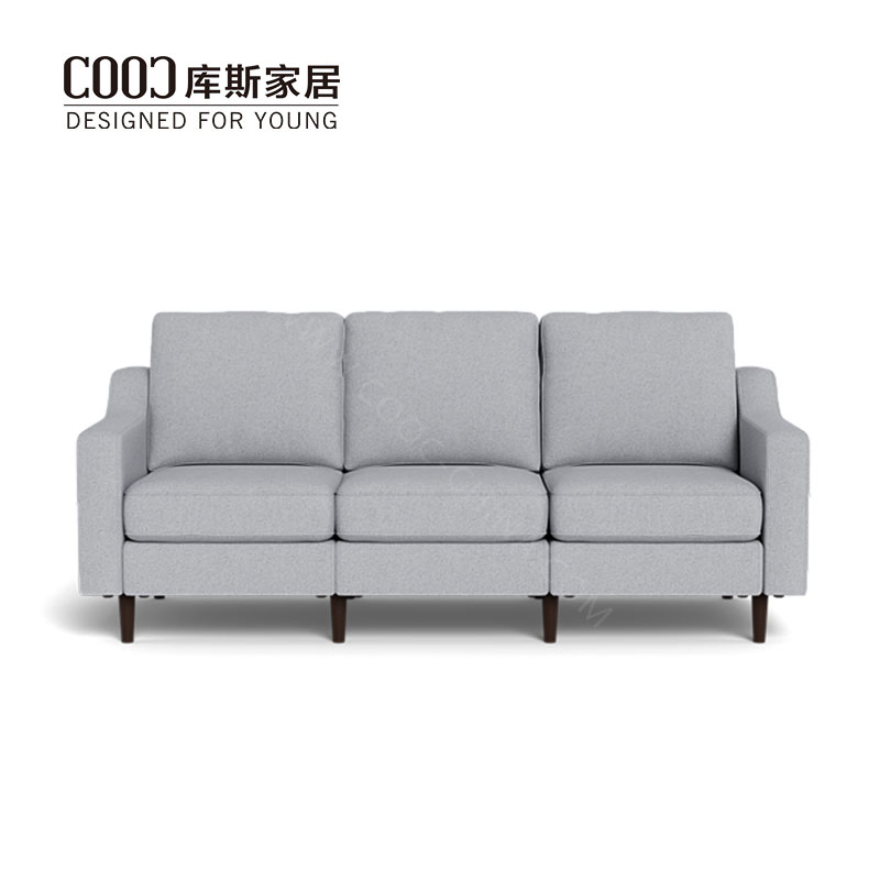 Modern Home Living Room Furniture Set Linen Velvet Fabric Leather Corner Couch Set U Shaped Sectional Modular Sofa