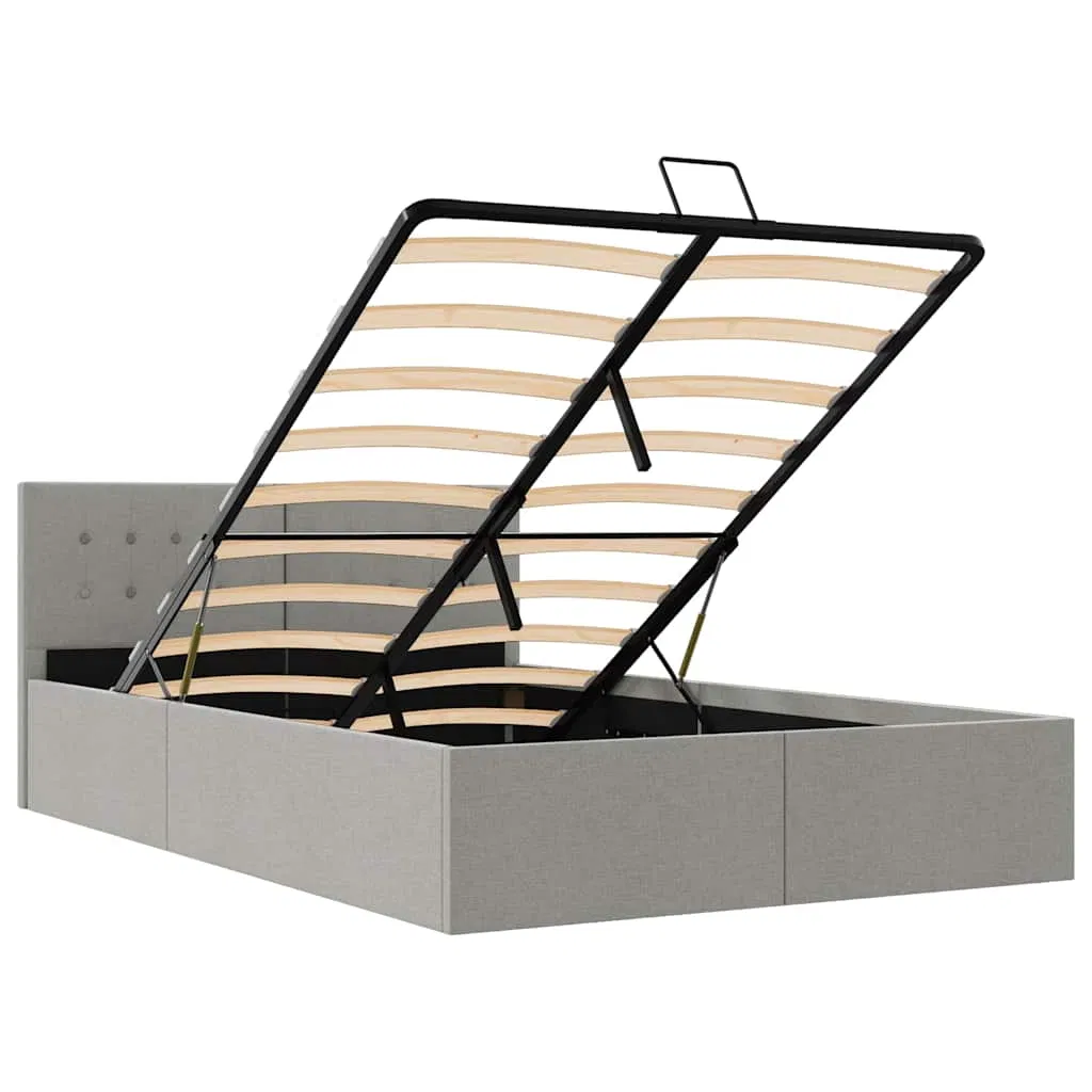 OEM Free Sample Bedroom Furniture Double Queen Bed Frame Upholstered Bed Platform Storage Bed with Lifting Bed Mechanism Smart Bed Sofa Bed Frame