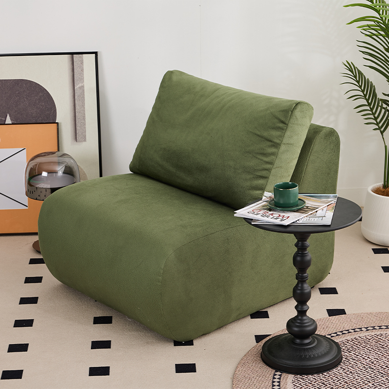 Memory Foam Lazy Sofa Single Home Lounge Set for Bedroom &amp; Living Room