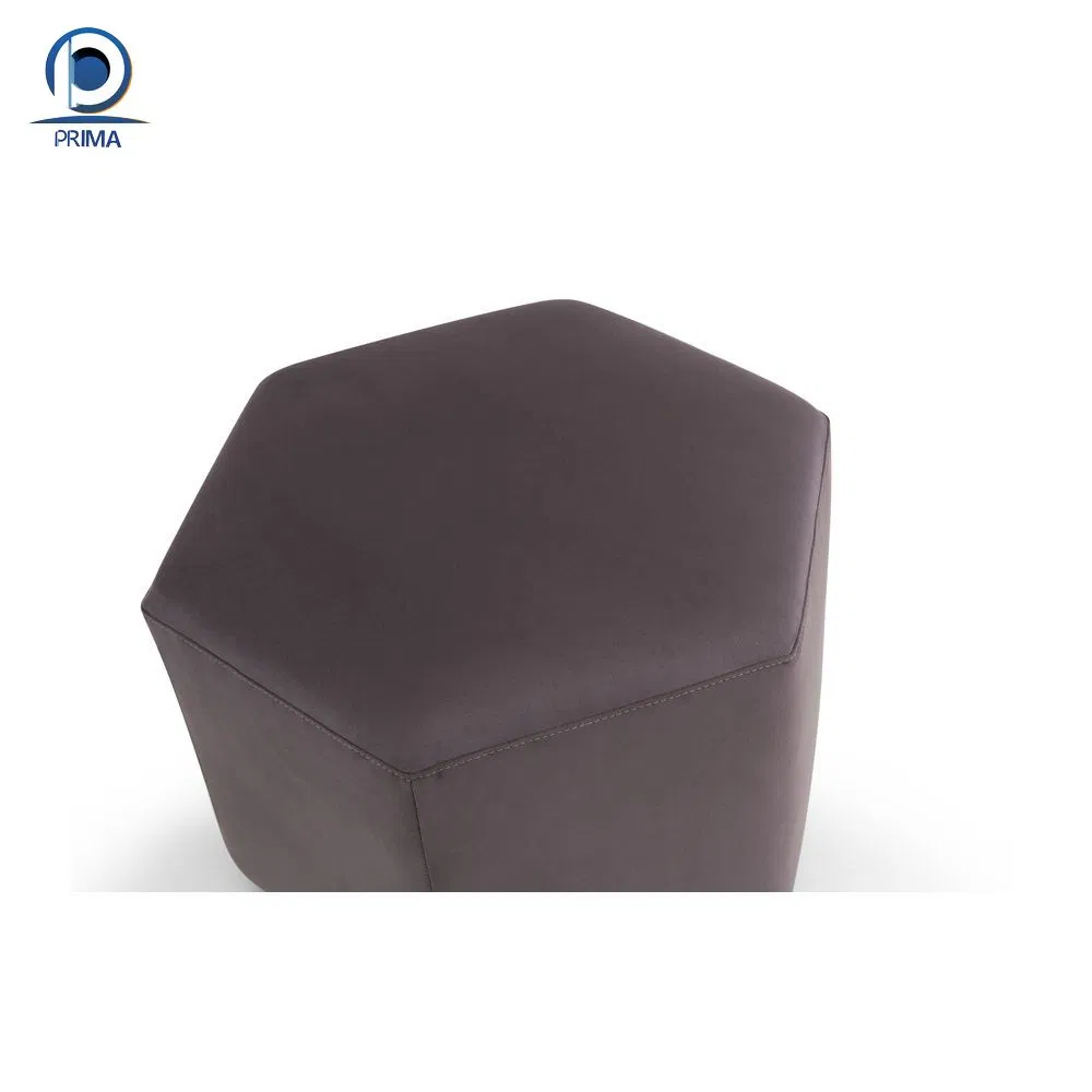 Prima Modern Upholstered Ottoman - Multi - Shaped Accent Pouf for Living Room