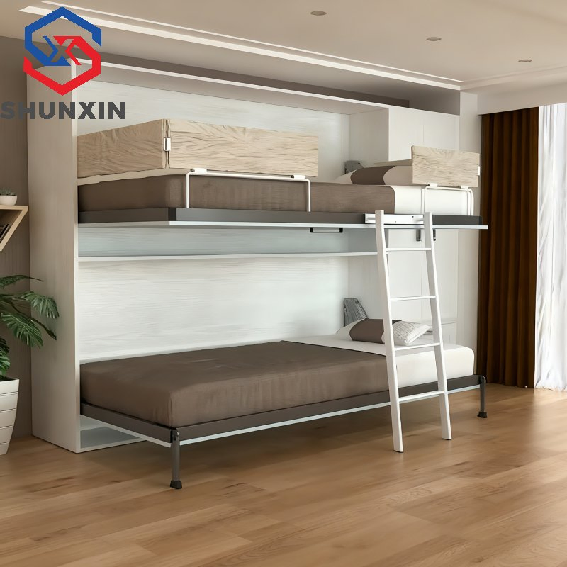 Smart Sofa Double Wall Portable Folding King Size Murphy Bunk Frame Bed