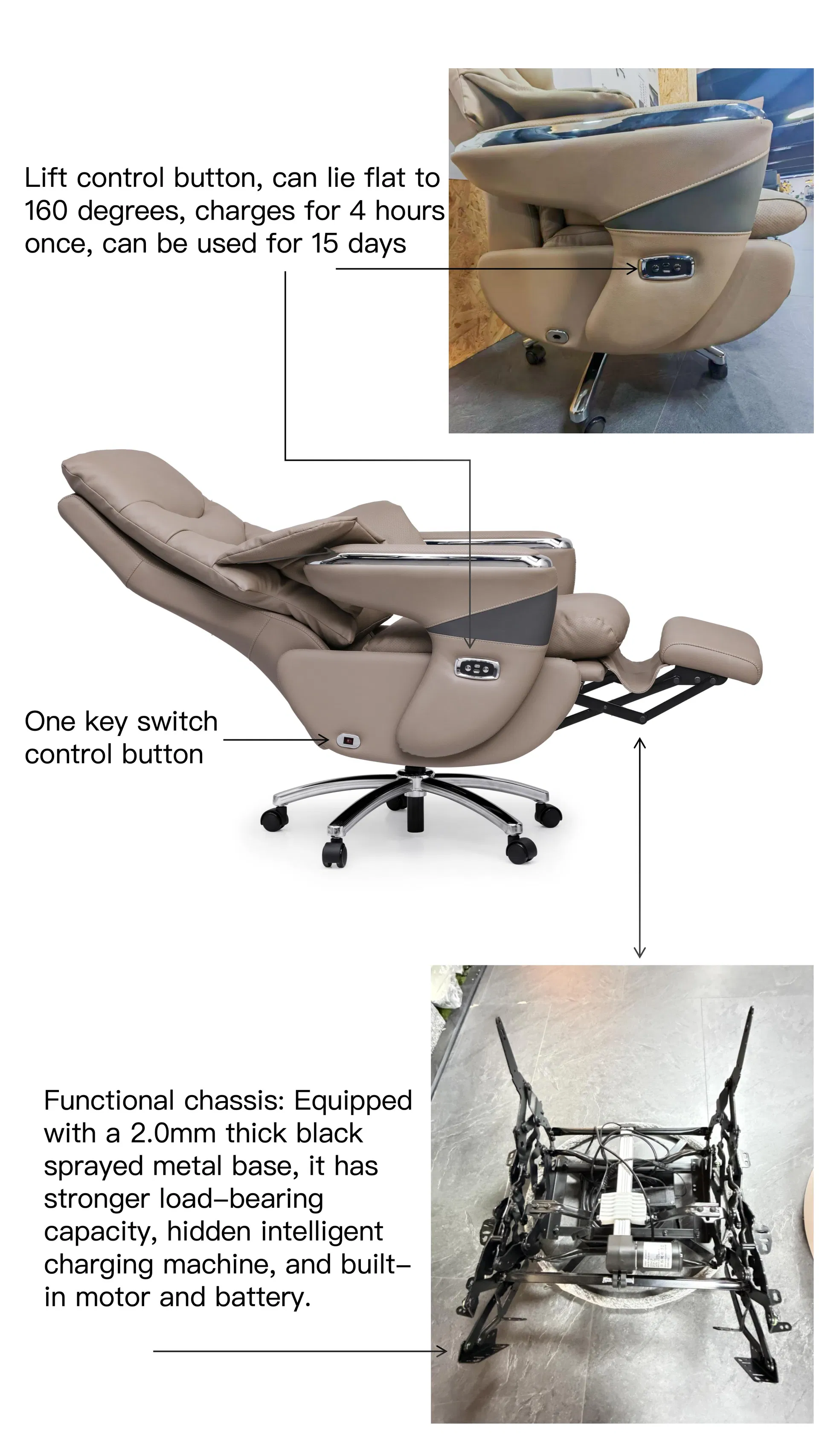 Electric Boss Chair Features
