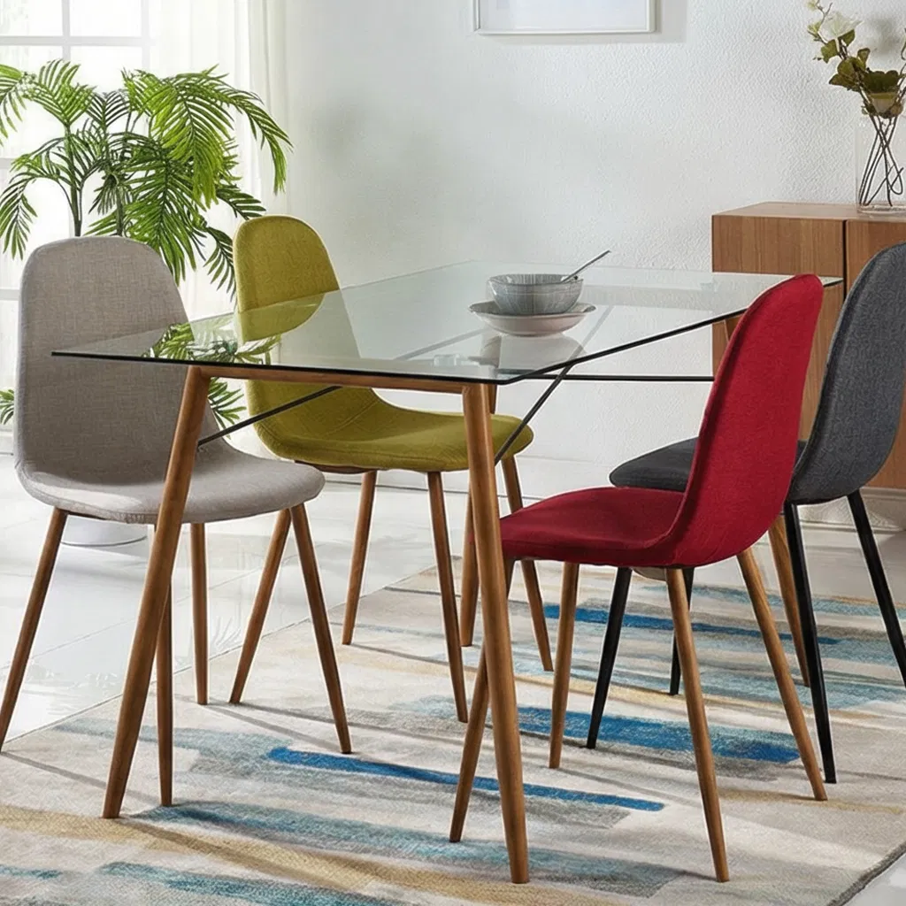 Traditional Saddle Leather Wingback Chair with Tall Back and Elegant Silhouette