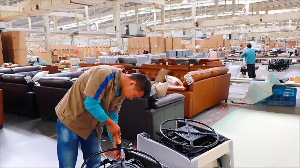 Govind Sofa main production workshop interior