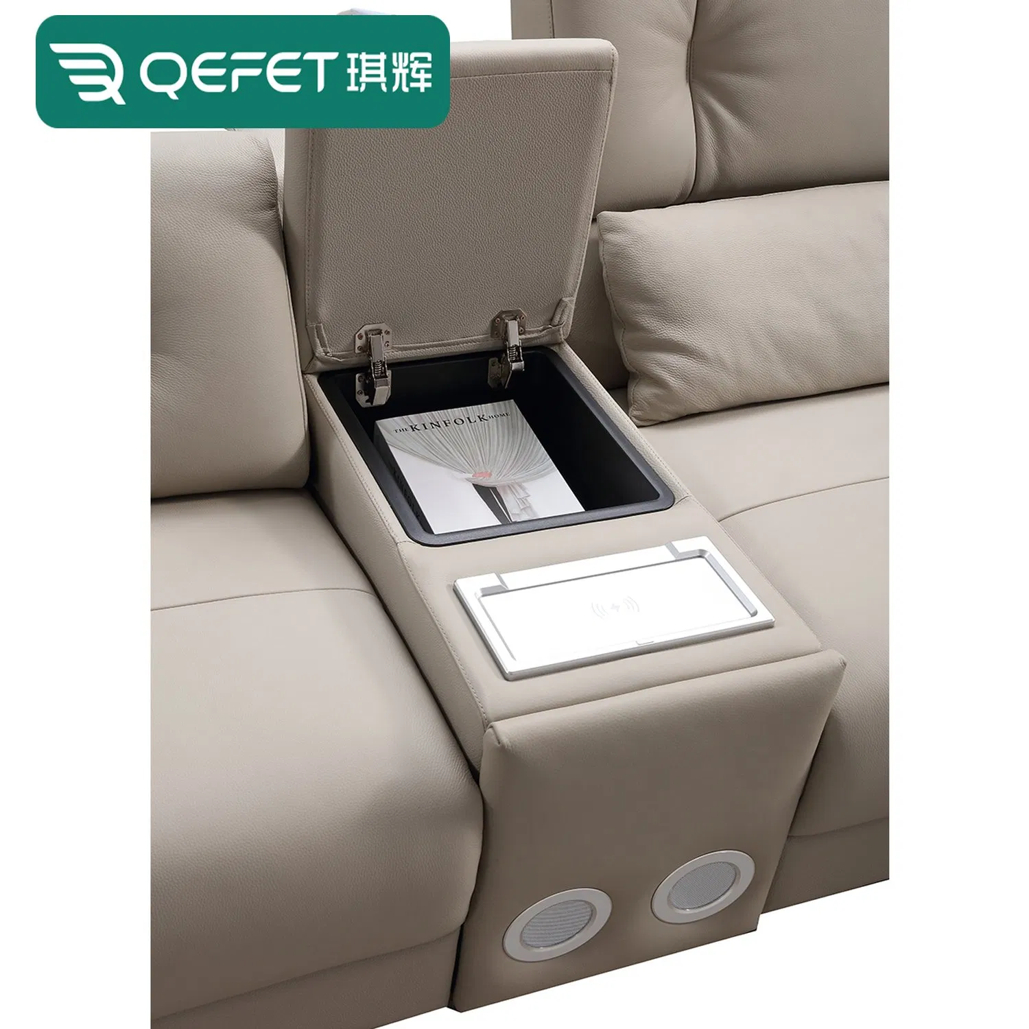 Modern 1 2 3 Combination Genuine Leather Sofa Set Wood Sponge Electric Modular Sofas Furniture for Living Rooms and Villas