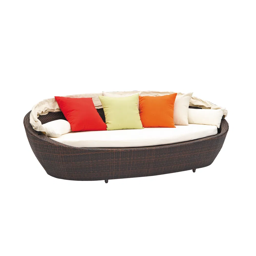Outdoor Rattan Sun Lounger Design 5