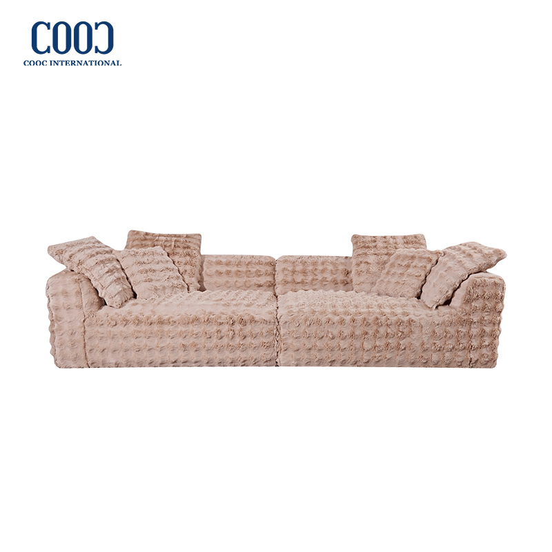 Foshan Wholesale Furniture Modern Modular Living Room Fabric Sectional Boneless Leisure Compressed Sofa Couch for Home and Hotel Apartment