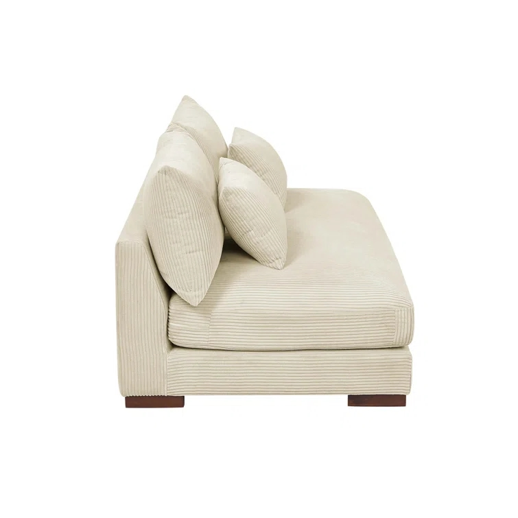 Home Living Room 2 Seater Double-Sofa Wholesale Furniture Fabric Loveseat