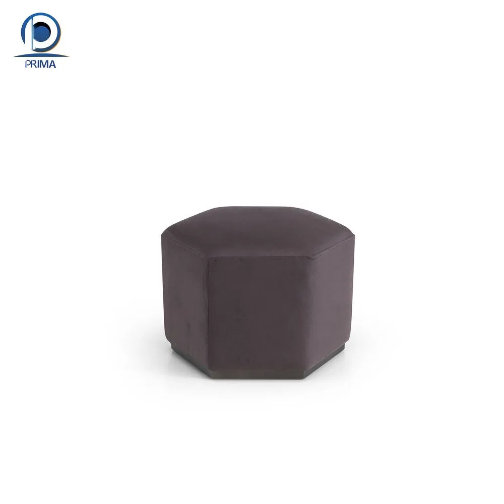 Prima Modern Upholstered Ottoman - Multi - Shaped Accent Pouf for Living Room