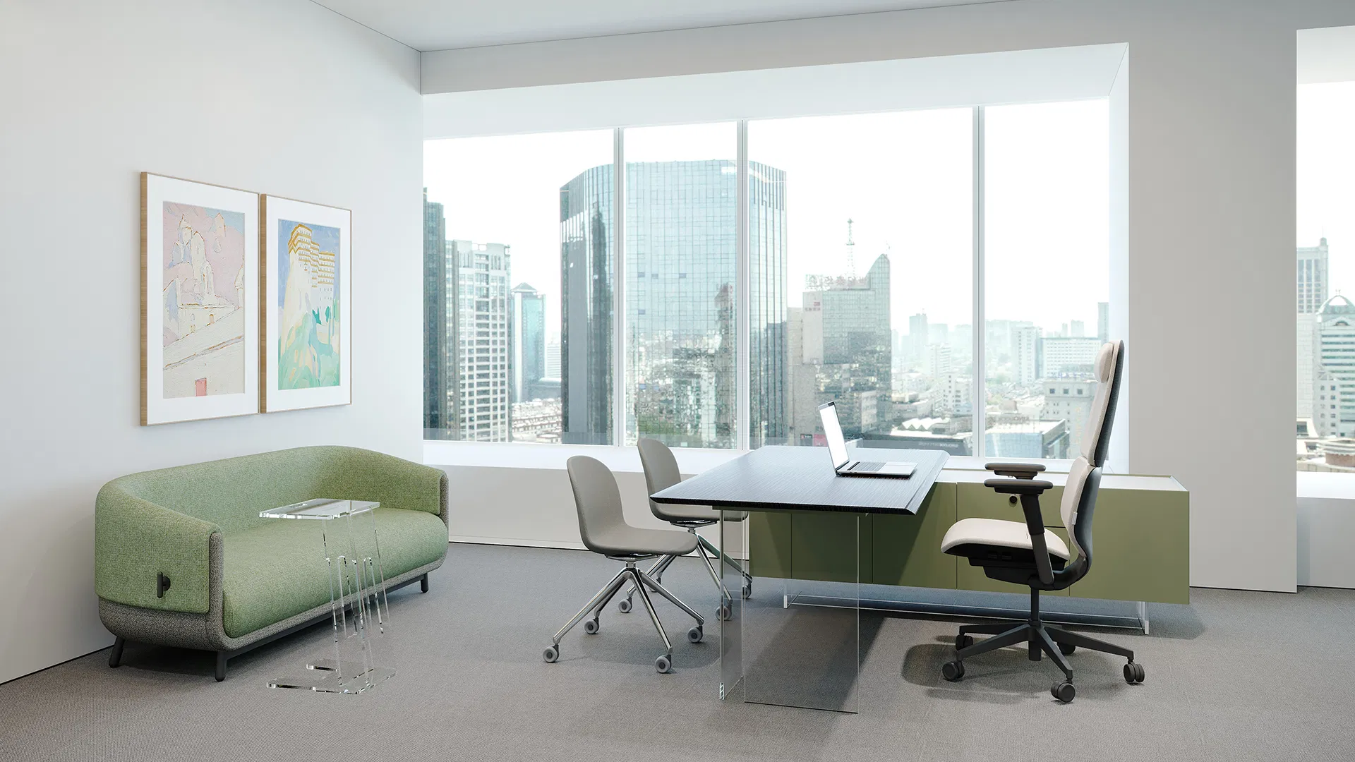 Luxe Genuine Leather Loveseat for Modern Living Room Furniture