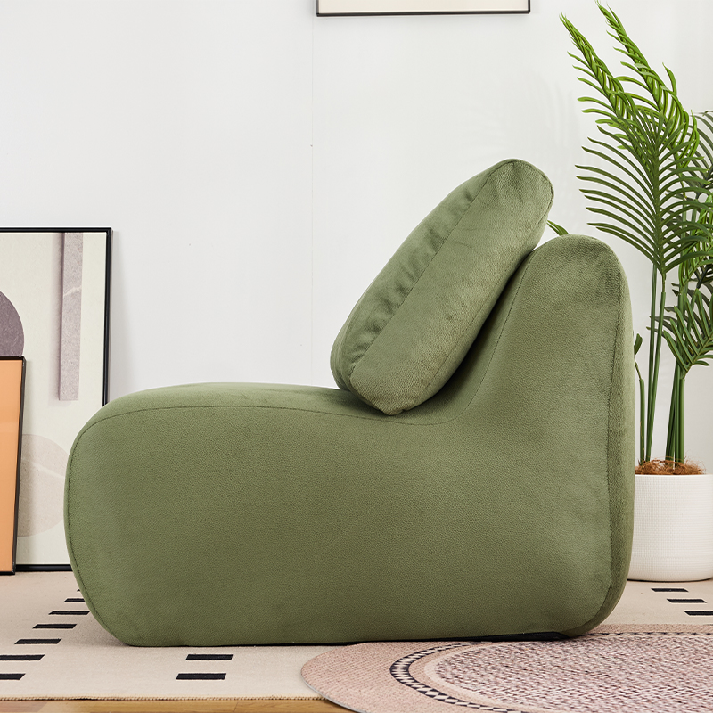 Memory Foam Lazy Sofa Single Home Lounge Set for Bedroom &amp; Living Room