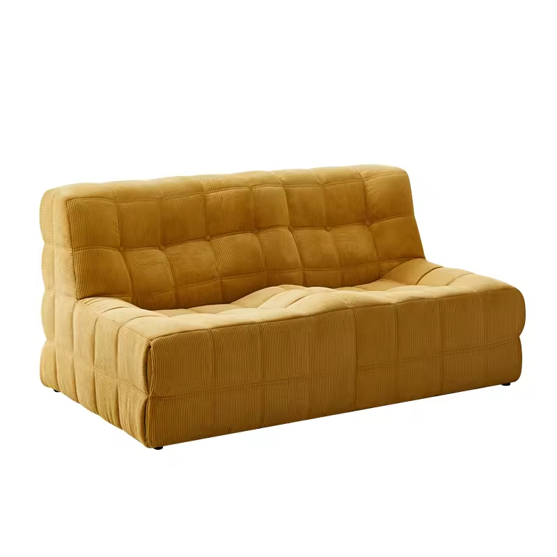Low Freight Cost Box Packed Compressible Sponge Loveseat