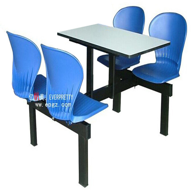 Wooden School Canteen Furniture Dining Table and Benches