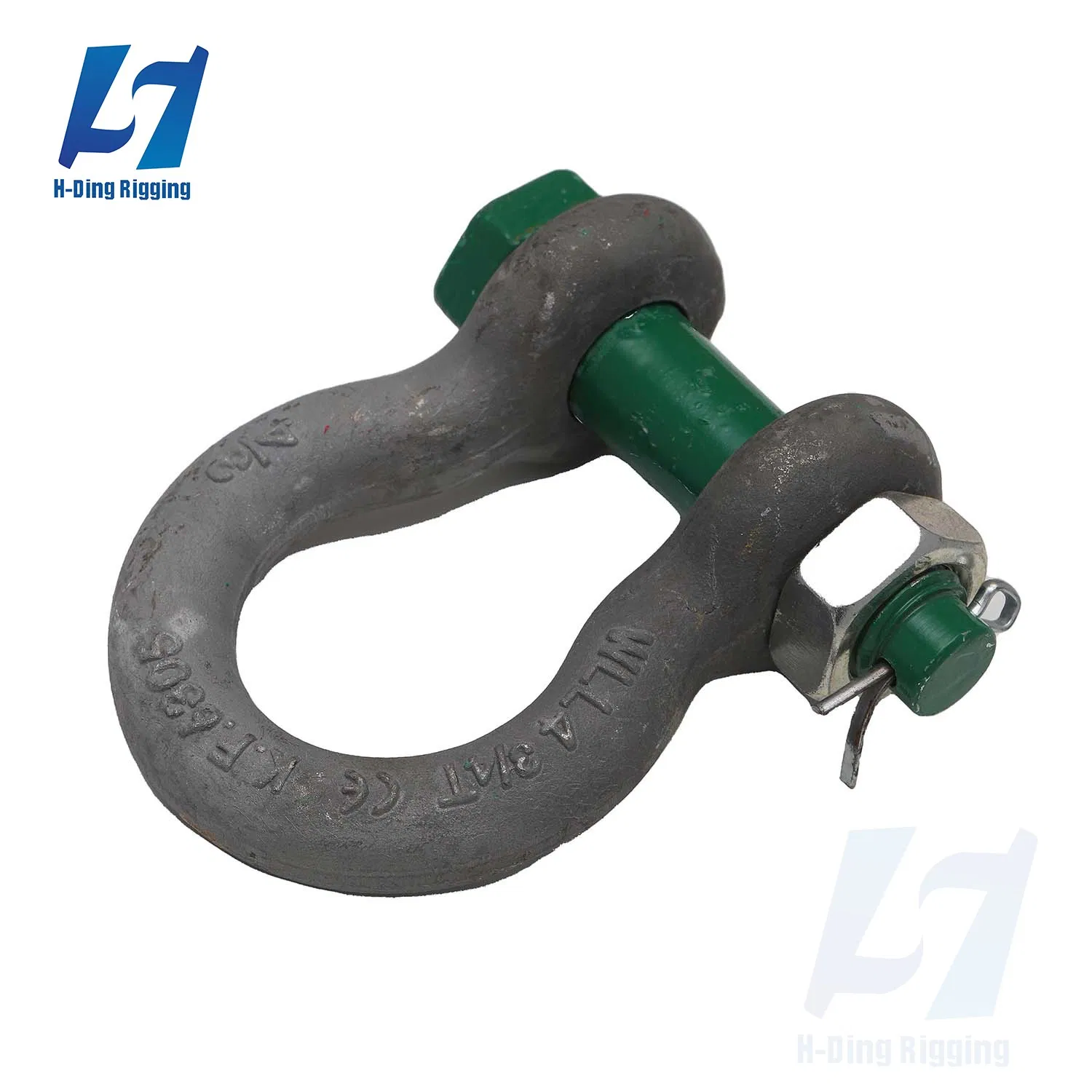 Heavy Duty G2130 Bolt Type Shackle ASME Certified Hot DIP Galvanized for Marine Lifting and Industrial Applications