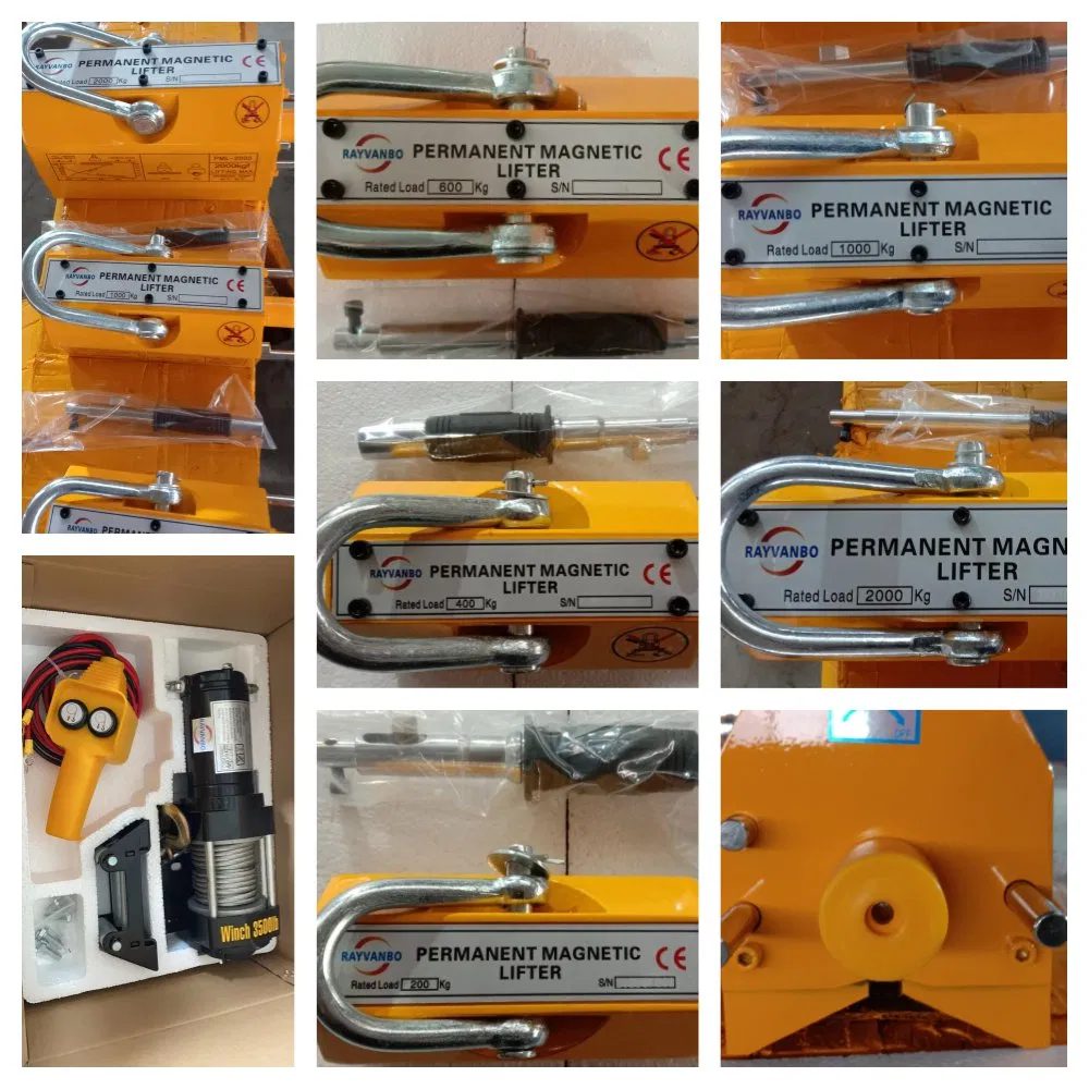 Industrial Steel Plate Lifting Magnet with Manual Control