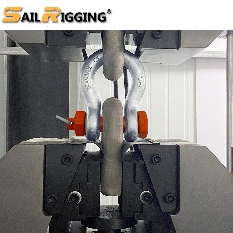 Wholesale Hardware Rigging Electric Galvanized U Shaped Shackle Us Type Steel Drop Forged Screw Pin D Anchor Shackle G210