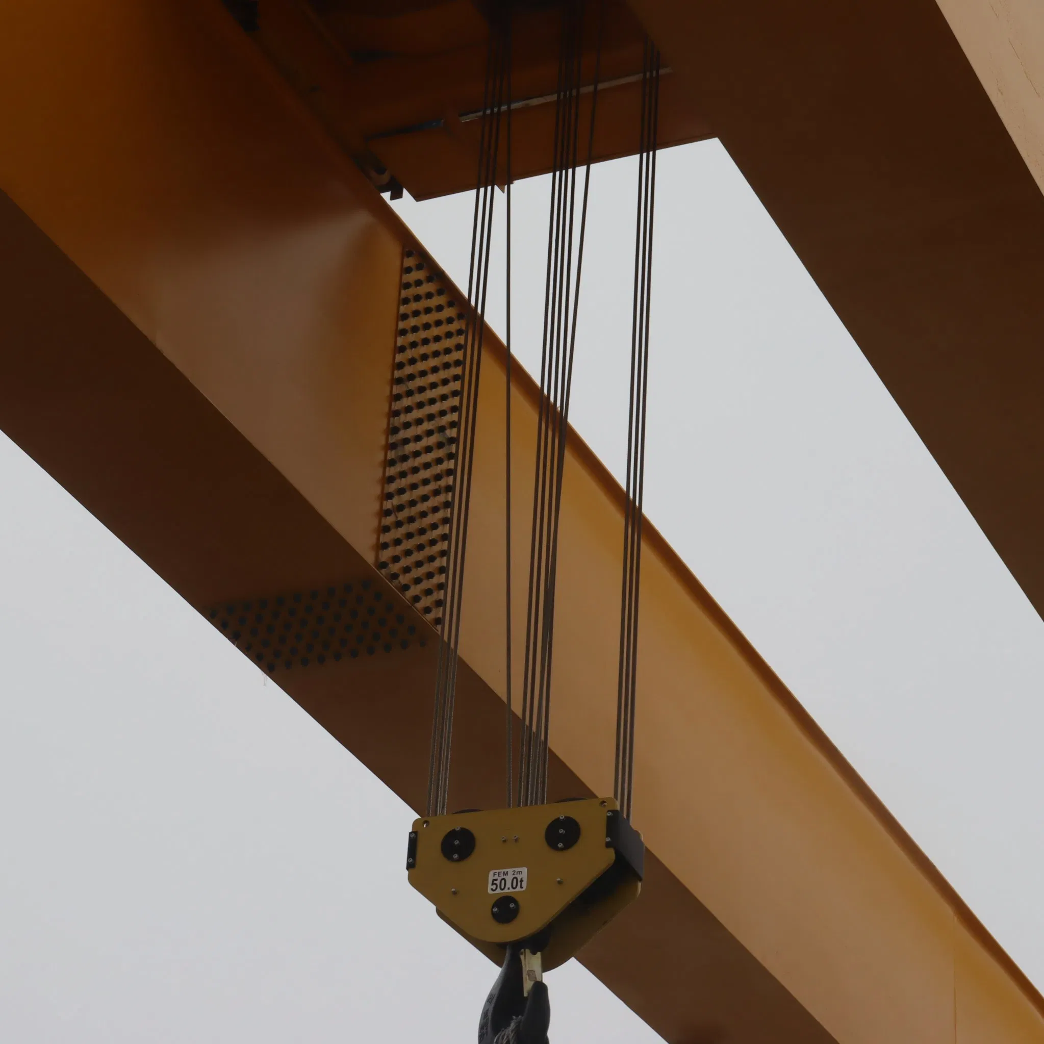 50t Movable Double Girder Gantry Crane for Construction Sites Lifting