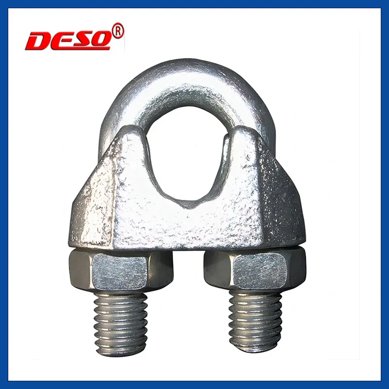Factory Price DIN741 Rigging Galvanized Malleable Steel Wire Rope Clip