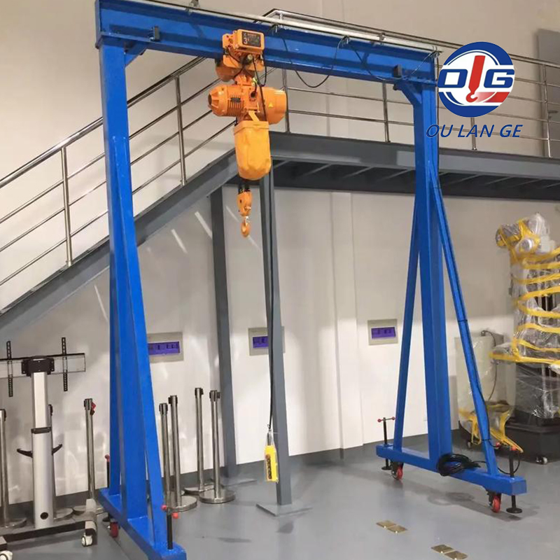 5t 25t Ton Portable Gantry Crane for Workshop Use Mobile Lifting Crane with Adjustable Height and Electric Hoist Price