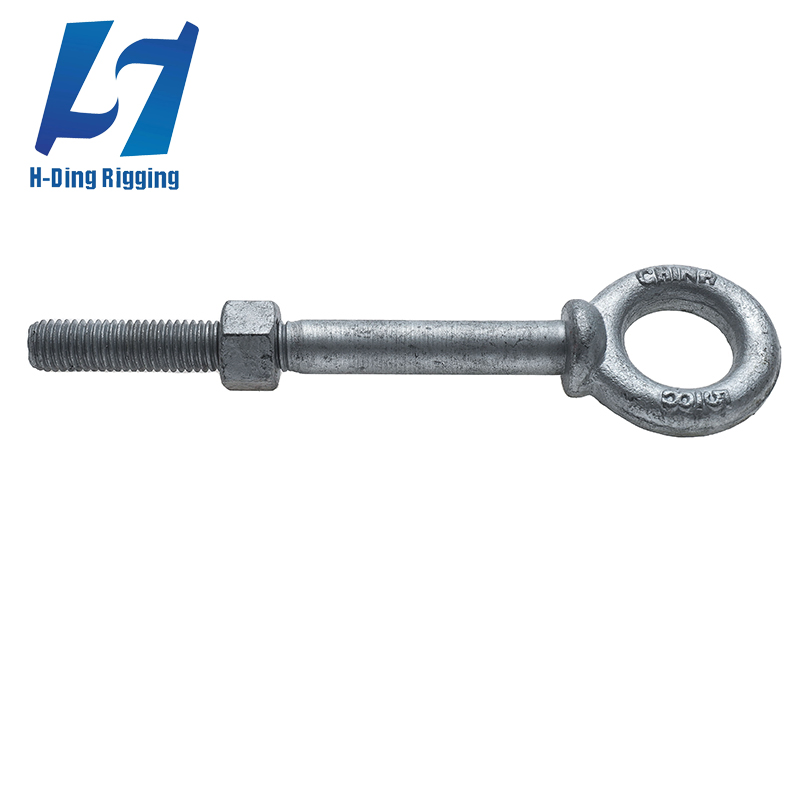 G-277 China Manufacturer Rigging Hardware Hot DIP Galvanized Forged Carbon Steel SS304/316 Shoulder Type Lifting Shoulder Nut Eye Bolts