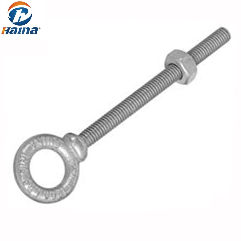 Grade 8.8 DIN580 Eye Bolt Lifting Eye Bolt DIN580 Forged Carbon Steel Zinc Plated Lifting Eye Bolt Screw