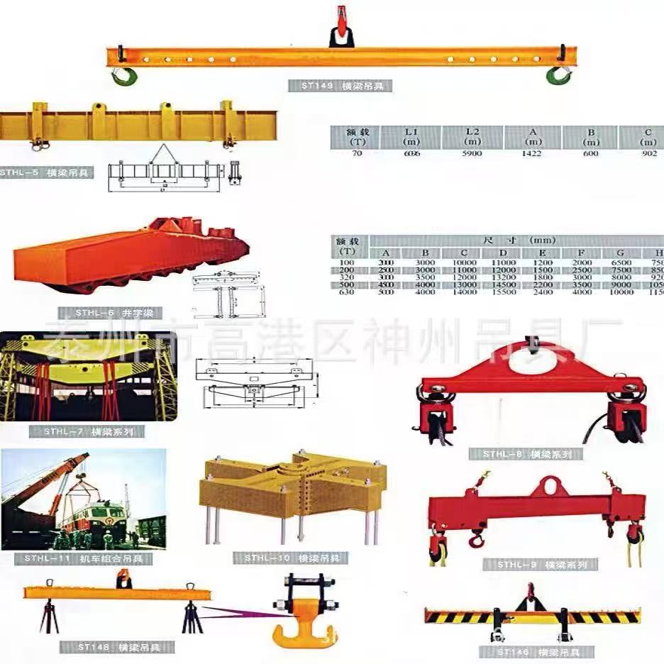 Durable Hla-Type Lifting Beam for 1-1000t Load Handling