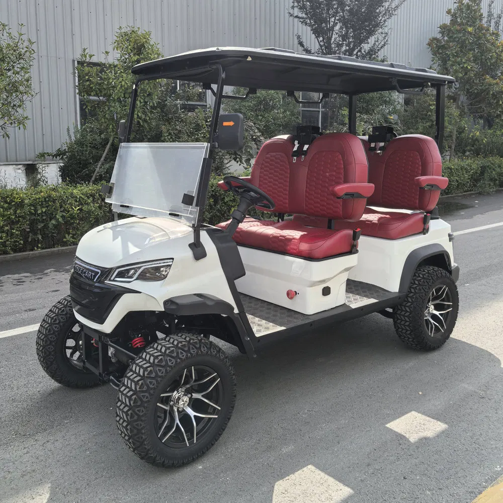 Precise and Sensitive Control 4 Seater Lead Acid Battery Electric Golf Trolley for City Parks