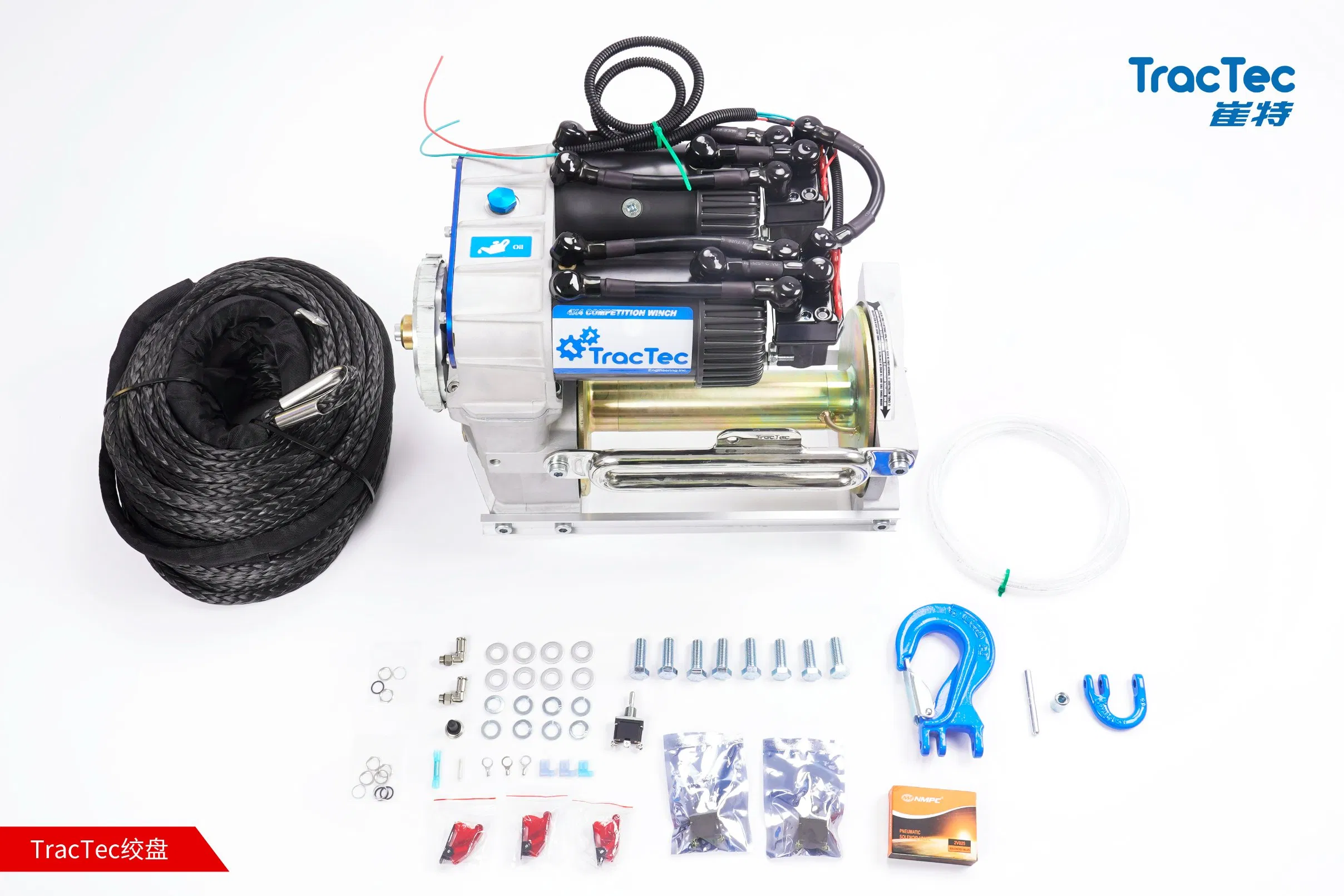 Tractec 14000lbs Air-Electric Twin Motor Auto Competitive Winch