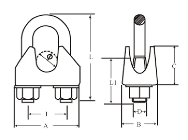 Wire Rope Clip Parameters