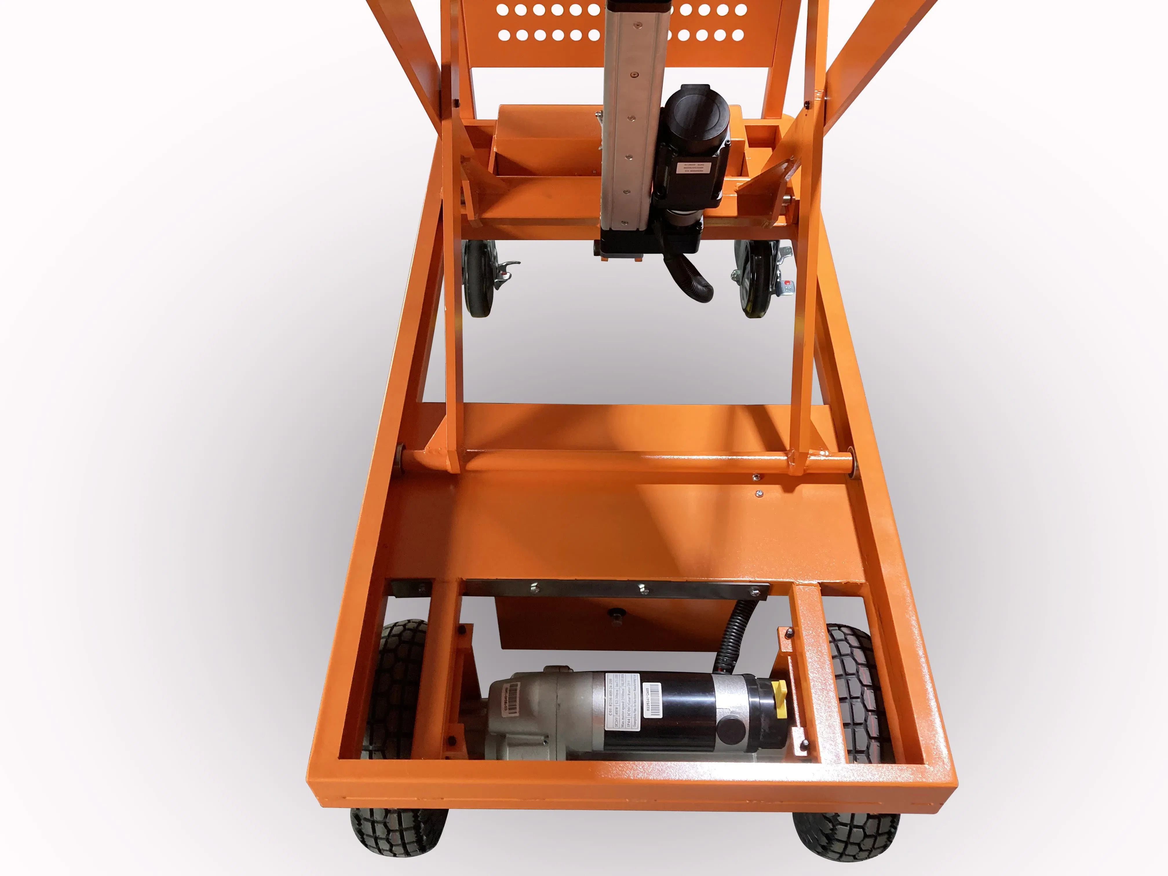Premium Electric Lifting Cart 5ookg Double Fork Powered Lift &amp; Drive Scissor Trolley
