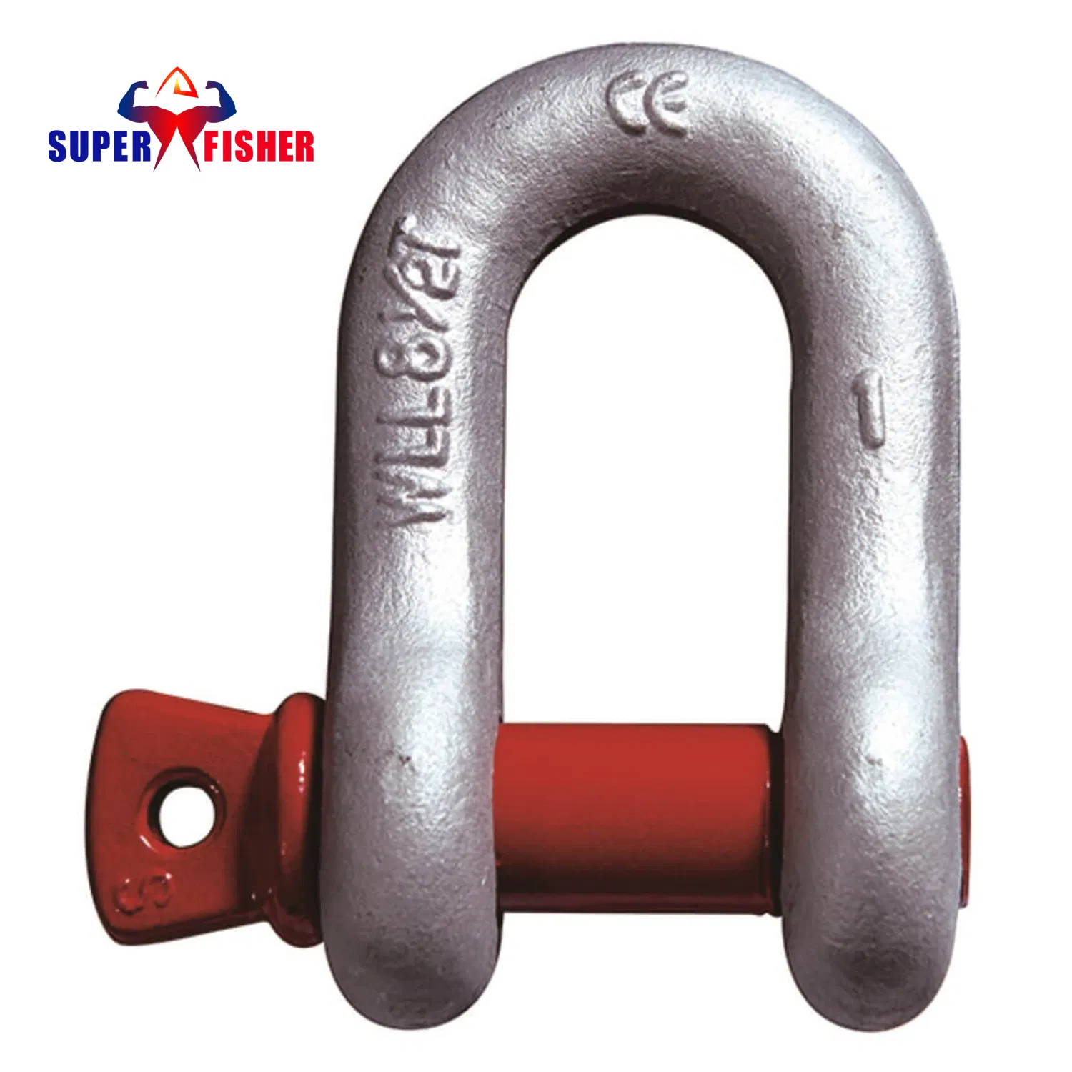 G209 Lifting Rigging Marine Hardware High Strength Forged Alloy Steel Screw Pin Bow Chain Anchor Shackle