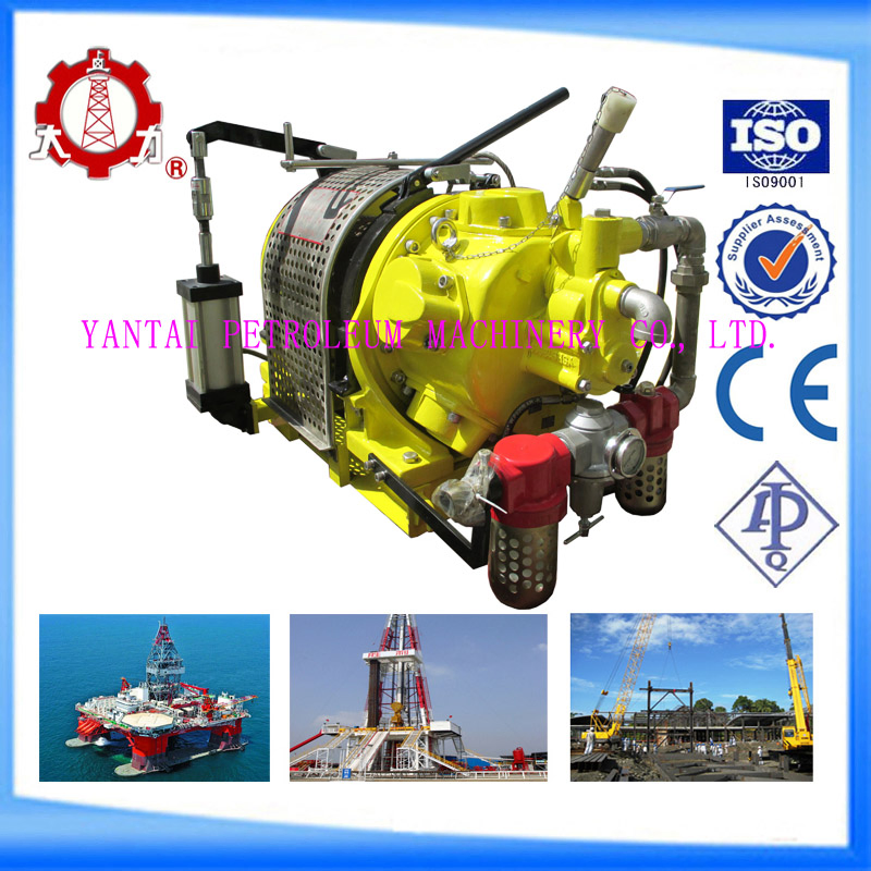 Jqh50*12 Air Winch Tugger with Hand Brake Auto Brake 50kn