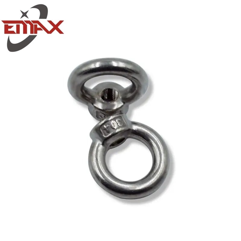 Carbon Steel Forged Eye Bolt Galvanized DIN58o Lifting Eye Bolt with Nut