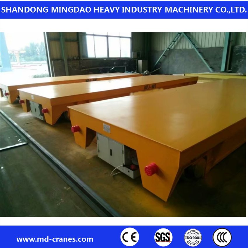 Push Button Operate Omni-Directional Wheel Electric Ground Trolley for Heavy Transport